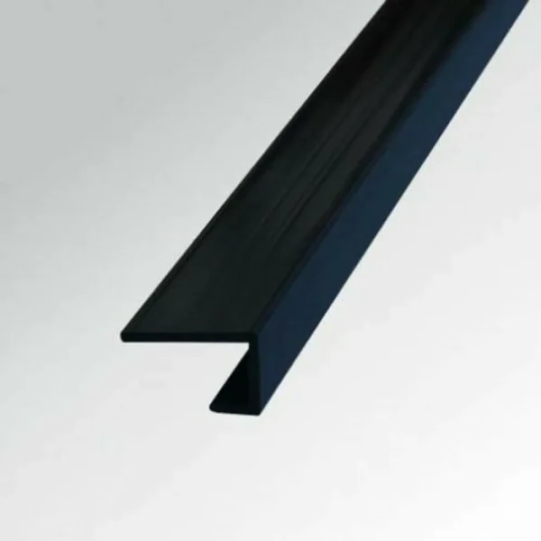 10mm End Cap Black Trim Aqua Wall Panels