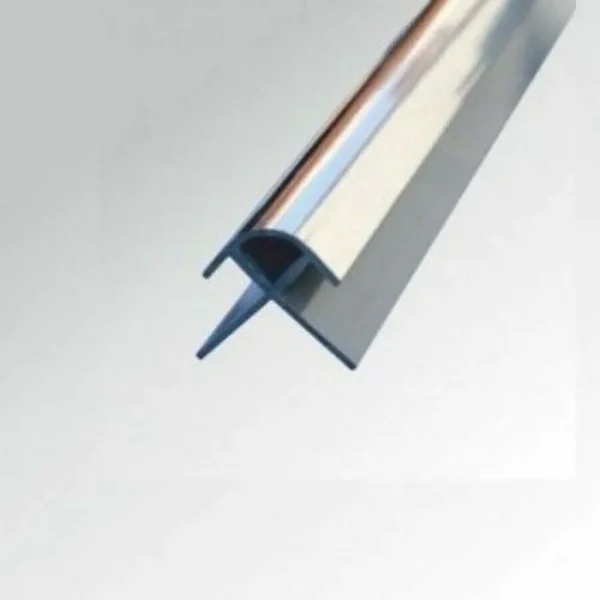 5/6mm External Chrome Trim Aqua Wall Panels