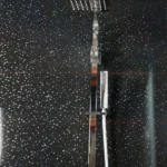 10mm Black Sparkle 1M x 2.4M Shower Wall Panel - Image 2