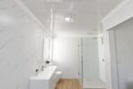 White Gloss Silver 1 Strip 250mm x 2700mm x 5mm PVC Ceiling Panels - Image 2
