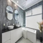 10mm Grey Metallic 1M x 2.4M Shower Wall Panel