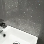 10mm Grey Sparkle 1M x 2.4M Shower Wall Panel - Image 2