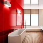 10mm Red Pearl 1M x 2.4M Shower Wall Panel