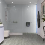 10mm White Gloss 1M x 2.4M Shower Wall Panel - Image 2