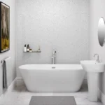 10mm White Sparkle 1M x 2.4M Shower Wall Panel