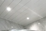 White Gloss Silver 2 Strip 250mm x 2700mm x 5mm PVC Ceiling Panels