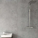 8mm Light Concrete PVC Ceiling Panel 250MM x 2.7M - Image 2