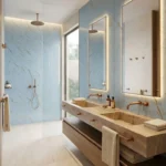 10mm Metalized Gold 1M x 2.4M Shower Wall Panel