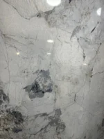 10mm Pandora Marble 1M x 2.4M Shower Wall Panel - Image 3