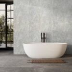 10mm Stone Grey Matt Shower Wall Panel — 1M x 2.4M