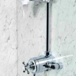 10mm White Marble 1.2M x 2.4M Shower Wall Panel