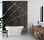 10mm Black Laurent 1M x 2.4M Shower Wall Panel - Image 2