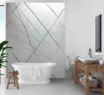 10mm White Laurent 1M x 2.4M Shower Wall Panel - Image 3