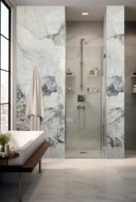 10mm Pandora Marble 1M x 2.4M Shower Wall Panel - Image 2